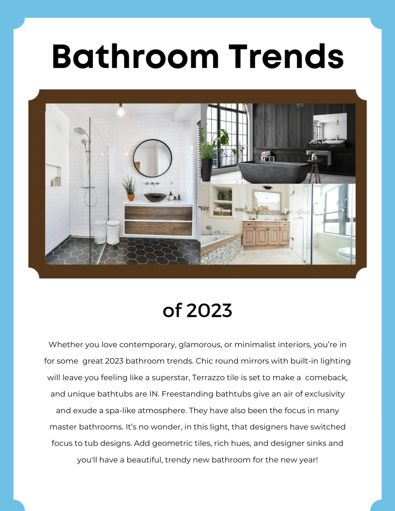Bathroom Trends of 2023